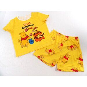 Disney Winnie the Pooh Short Set Just Beeing Me size 100 New